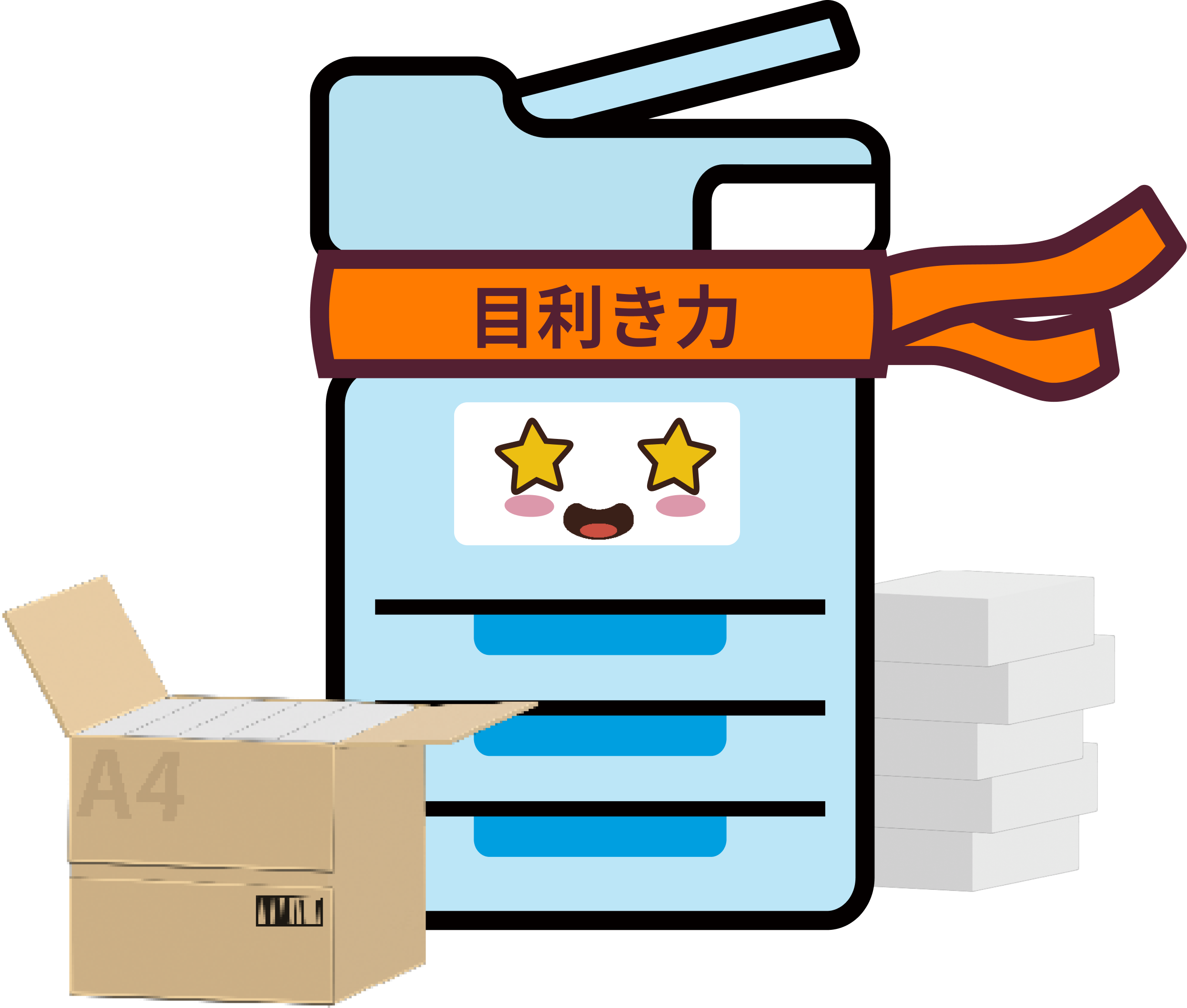 コピー機キャラ