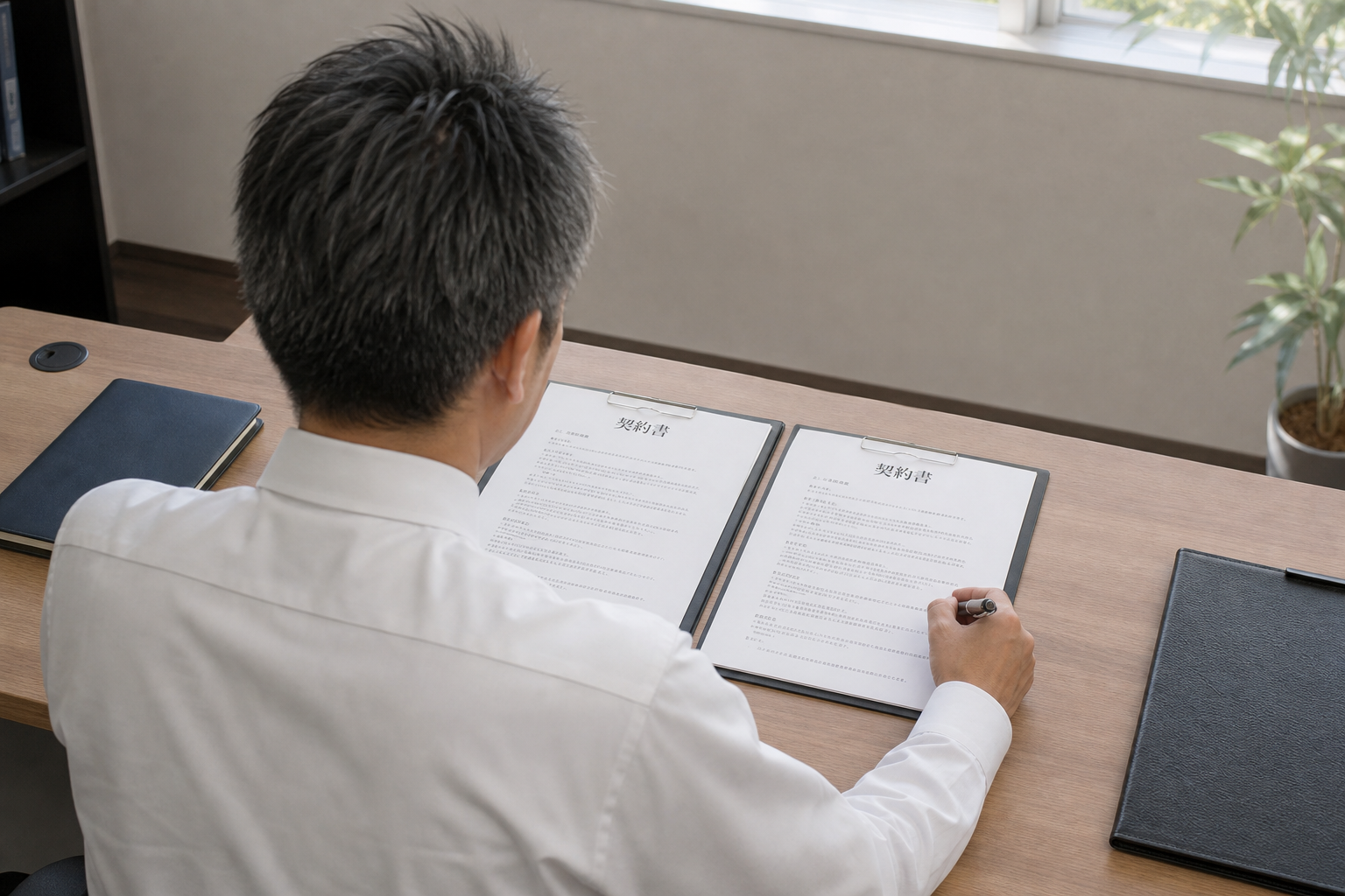 契約書を比較する