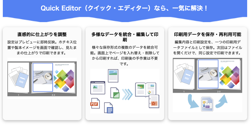 Quick Editor（クイック・エディター）なら、一気に解決！